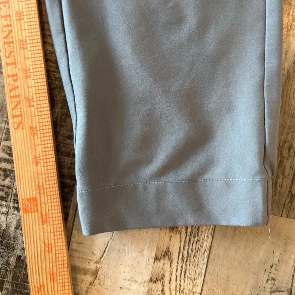 Dunning Golf Player Fit Performance Pants 5 Pocket Sz 38 Stretch Gray Activewear